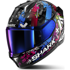 SHARK Helmets Skwal i3 Hellcat Full Face Helmet Black Chrome-Blue