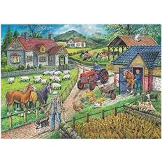 Jigsaw Puzzles The House of Puzzles Big 250 Piece Jigsaw Barley Mow Farm County