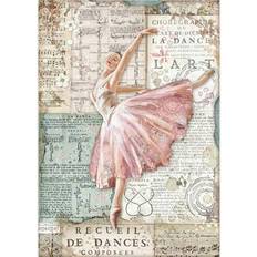 Stamperia Decoupage Papper A4 Stamperia Passion Dancer