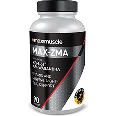 Maximuscle Zinc, Magnesium, Vitamin B6 & KSM-66 Ashwagandha Recovery