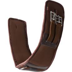 Horze Varna Neoprene Dressage Girth with Elastic Demitasse Brown unisex