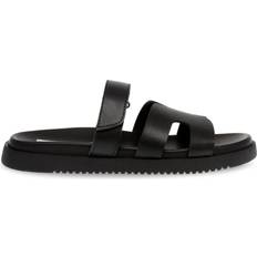 Steve Madden Missile Sandal BLK ACTION LEATHER
