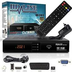 Digitalboxen HD-LINE hdmi receiver hd digitaler dvb s2