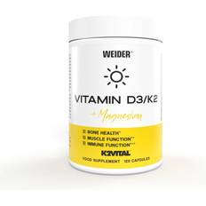 Weider Vitaminer & Mineraler Weider Vitamin D3 K2 Magnesium 120 Capsules 120 stk