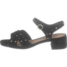 Noir Escarpins et Talons Clarks Sheer35 Strap Black Suede Studded Female