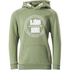 Korta ärmar Hoodies Barnkläder Björn Borg Jr Sport Hoodie Green 122-128