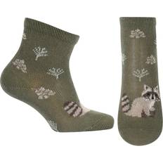 Melton Socken Waschbär Efeu Green 23/26 Socken