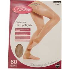 Polyamidi Sukanvarret Silky Womens/Ladies Dance Shimmer Stirrup Tights 1 Pair Brown