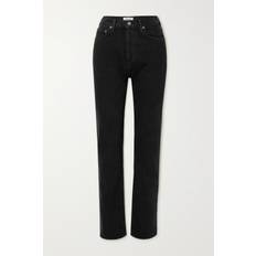 Gold - Women Clothing Agolde 90s Pinch Waist Long High Rise Straight Jeans - Black