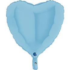Streamerit Ballongkungen Folioilmapallo Sydän Pastellinsininen 46 cm