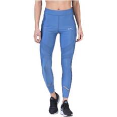 Bleu - Course à pied Collants Nike Power Speed 7/8 Ropa Leggings - Azul