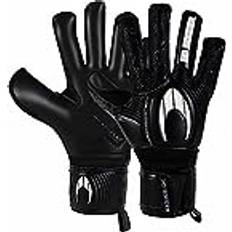 Fußball ho-soccer Ultimate One Negative Blackout Torwarthandschuhe, Unisex, Schwarz/Silber