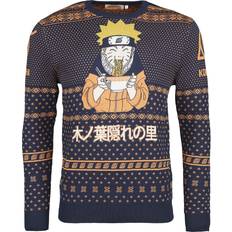 Julesweaters - Multifarvet Sweatere Naruto Anime Christmas jumper Ichiraku Ramen Shop till Herrer multifarvet