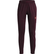 Red Trousers Under Armour Girls' Challenger Training Pants Dark Maroon Beta YSM 50 in YS 50 in