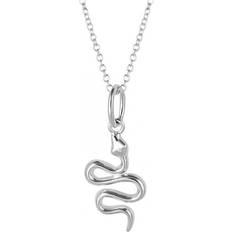 Elements Snake Silver Necklace