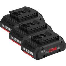 Bosch Professional GBA 18v ProCORE Battery 4.0Ah 1600A016GB Triple Pack