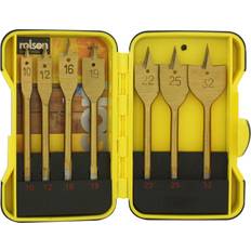 Rolson 48525 7pc Flat Wood Drill Set