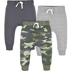 Pants Gerber Gerber Baby Boys' Toddler 3-Pack Jogger Pants, Camo, Newborn