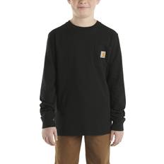 Carhartt Kids' Pocket Long Sleeve T-Shirt Black