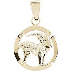 Aagaard Charms & Vedhæng Aagaard Guld Stjernetegn Vedhæng, Stenbuk
