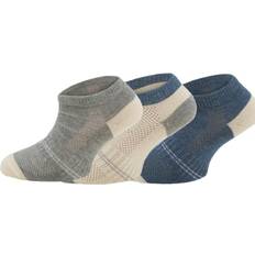 Blå Strømper Norfolk 3-Pack Kids Basic Socks Yogi Blue/Grey, Unisex, Tøj, Sokker, Blå/Grå 31-34