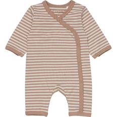 Ringel Jumpsuit  - Taupe/White
