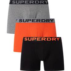 Superdry Sous-vêtements pour hommes Superdry Boxershorts Bio-Baumwolle im 3er-Pack Orange