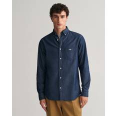 Gant Clothing Gant Regular Indigo Long Sleeved Shirt Navy