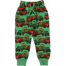 Børnetøj Småfolk Sweatpants Med Traktorer - Apple Green