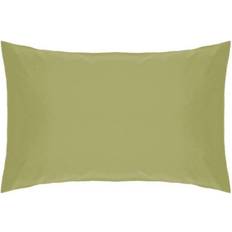 Polyester Pillow Cases Belledorm Easycare Percale Pillow Case Green (76x51cm)