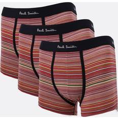 Paul Smith Men Shorts Paul Smith PS Three-Pack Striped Organic Cotton-Blend Boxer Shorts Multi