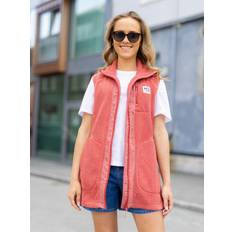 L - Skiløb Veste Kari Traa Sanne Pile Vest Long - Cedar