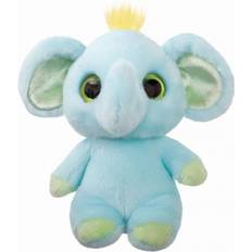 Wooden Toys Soft Toys Aurora YooHoo, Eden Elefant, 23cm, 61291, Plüschtier,blau