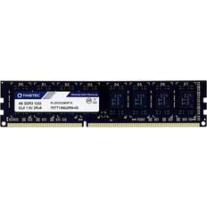 TIMETEC Hynix IC DDR3 PC3-10600 Non ECC Unbuffered 1.35V/1.5V Dual Rank 240 Pin UDIMM Desktop PC Computer Memory Ram Module Upgrade 4GB, 1333MHz