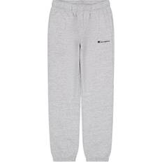 Champion Herre Bukser Champion Herren Legacy Authentic Pants-Script Logo Powerblend Fleece Elastic Cuff Trainingshose, Grigio Melange