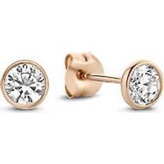 Oorbellen Isabel Bernard La Concorde 14 Karat Ear Studs - Roségouden