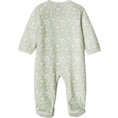 Long Sleeves Jumpsuits Vertbaudet Baby Samt-Strampler aqua