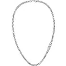 Lacoste District Necklace One Silver And Green