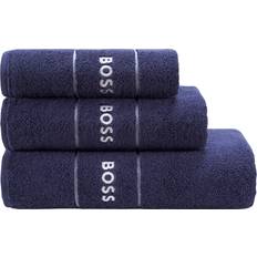 HUGO BOSS 4 Hand Bath Towel Blue