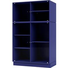 Blåa Vitrinskåp Montana Furniture Ripple Monarch Vitrinskåp 69.6x108cm