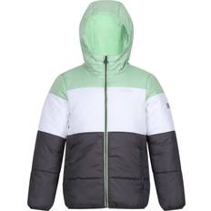 White Jackets Regatta 11-12 Years, Quiet Green/White Childrens/Kids Lofthouse VII Terrain Print Padded Jacket