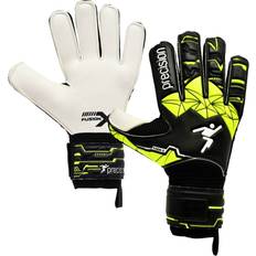 10 Goalkeeper Gloves Precision Fusion X Flat Cut Finger Protect GK Gloves 8