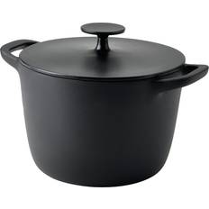 Kastrull 5 liter IKEA VARDAGEN lock, emaljerat gjutjärn med lock 5 L 22 cm
