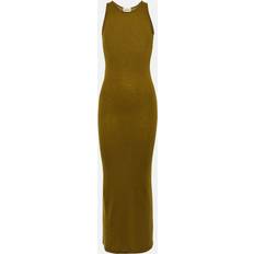 Kashmir - Midiklänningar Khaite cashmere maxi dress green