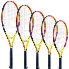 Halpa Tennismailat Babolat Nadal Junior 25 Yellow/pink, Unisex, varusteet, mailat, Tennis, Keltainen