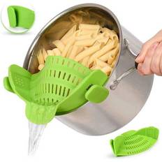 Zulay Kitchen Silicone Strainer Clip