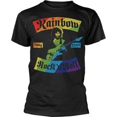 Long - Unisex T-shirts Rainbow Long Live Rock N Roll T-Shirt Black