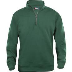 Clique Basic Half Zip Sweatshirt - Bottle Green