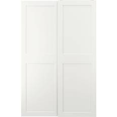 Pardörr - Vit Skjutdörrar IKEA GRIMO vit Skjutdörr S 0502-Y (x204cm)