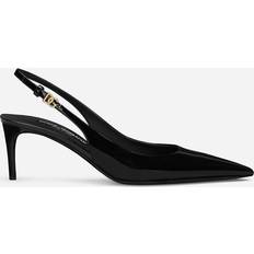 Dolce & Gabbana Heels & Pumps Dolce & Gabbana Slingback Woman Pumps And Slingback Black Leather